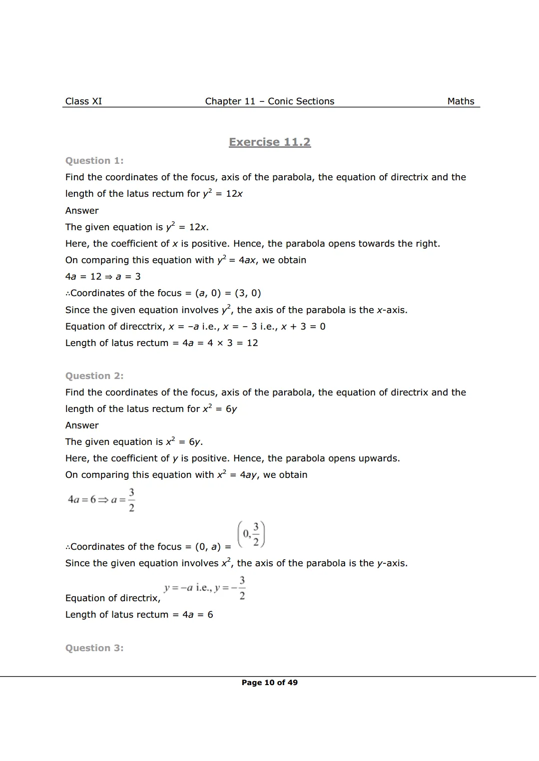 NCERT Solutions for Class 11 Maths chapter 11 Image 10