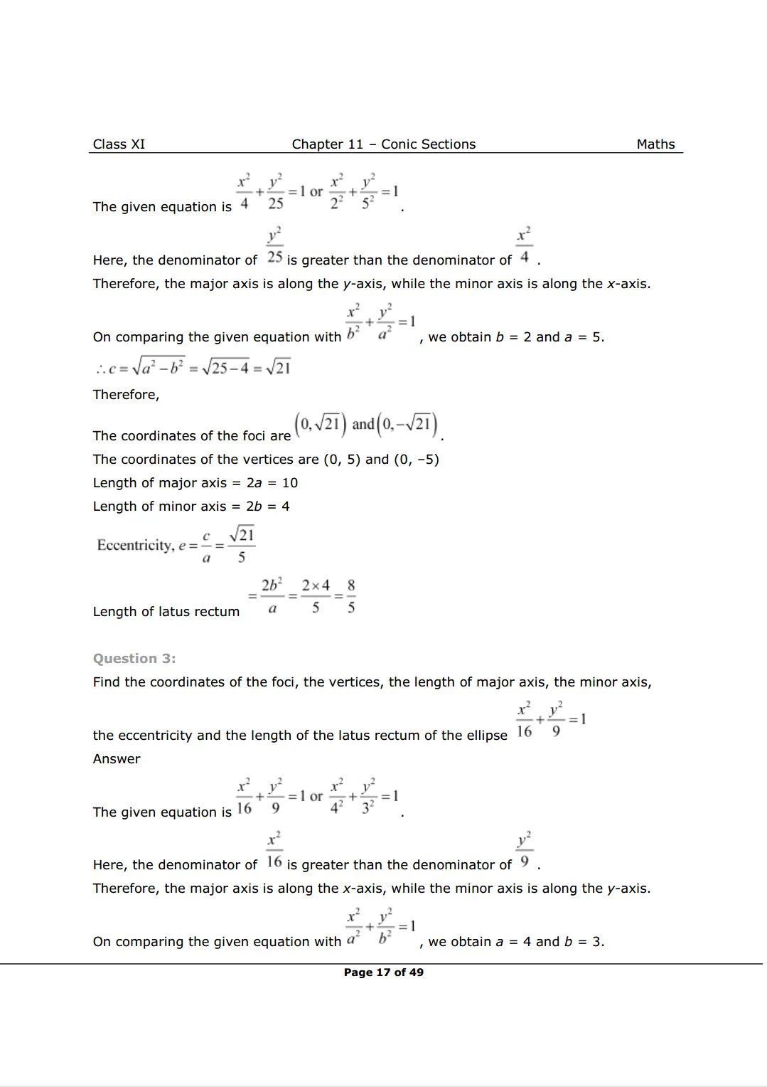 NCERT Class 11 Maths Chapter 11 Exercise 11.3 Solutions Image 2