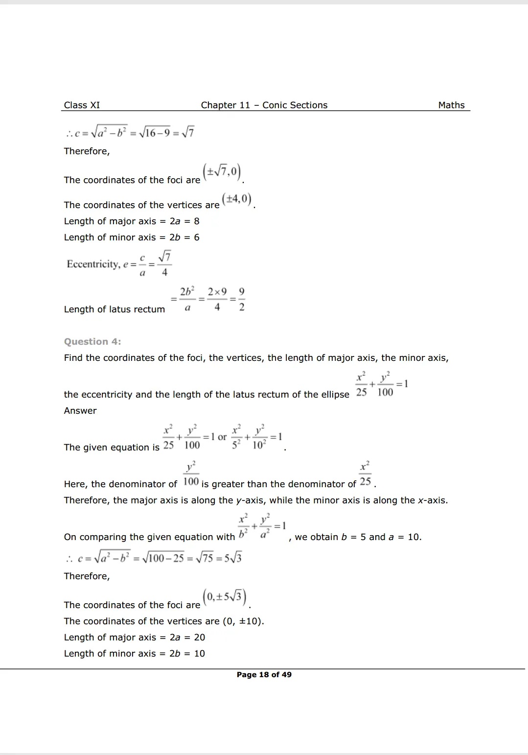 NCERT Class 11 Maths Chapter 11 Exercise 11.3 Solutions Image 3