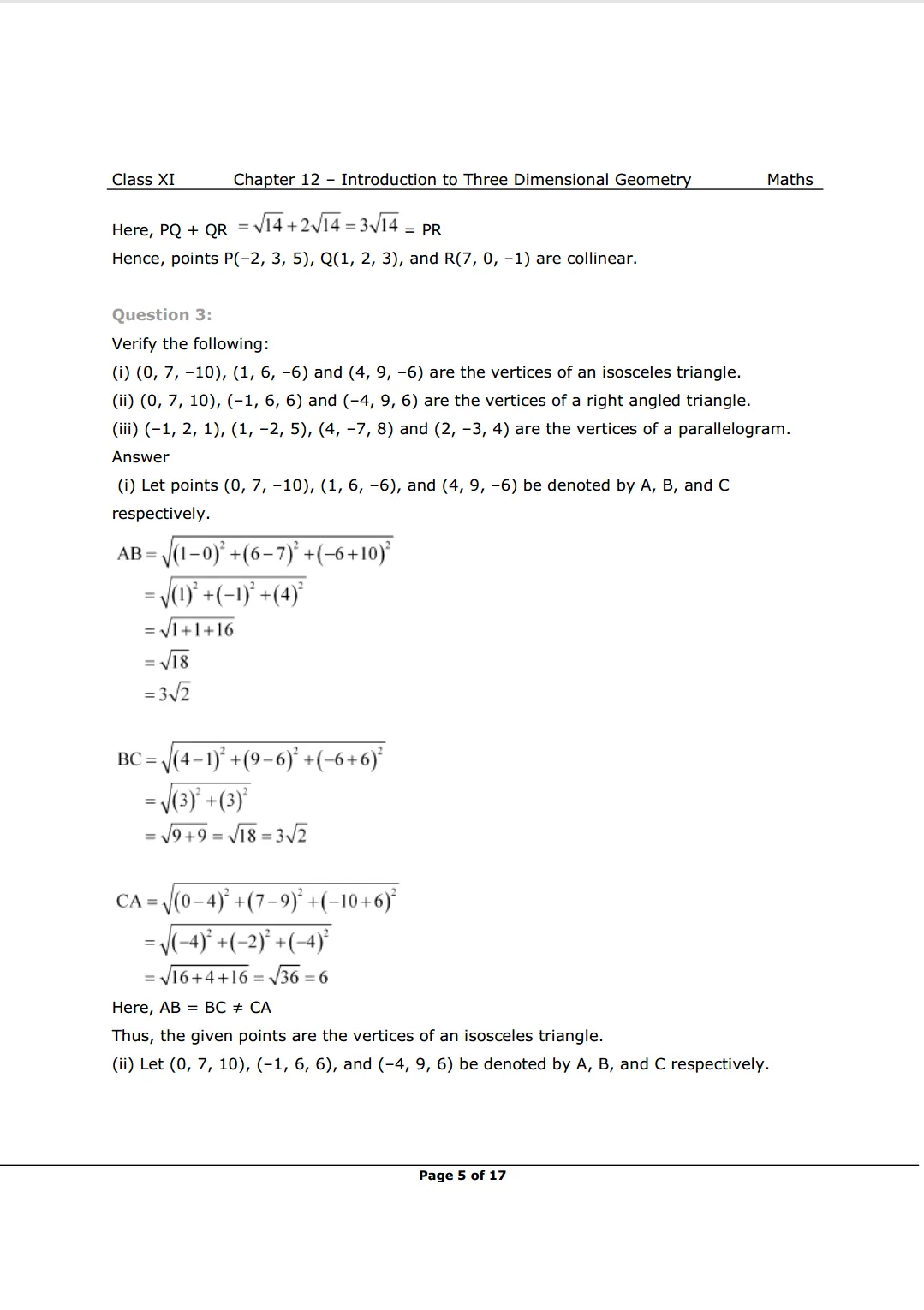 NCERT Solutions for Class 11 Maths chapter 12 Image 5