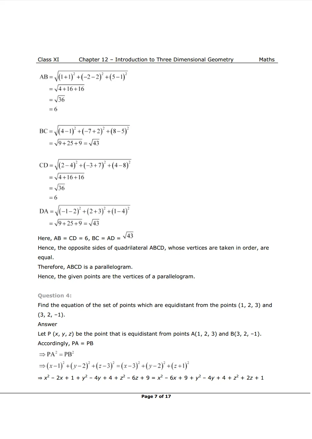 NCERT Solutions for Class 11 Maths chapter 12 Image 7