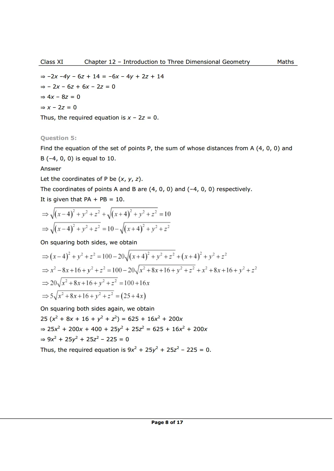 NCERT Solutions for Class 11 Maths chapter 12 Image 8
