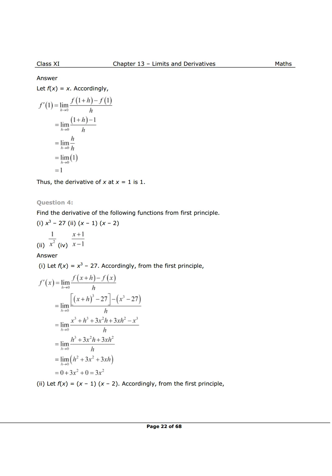 NCERT Solutions for Class 11 Maths chapter 13 image 22
