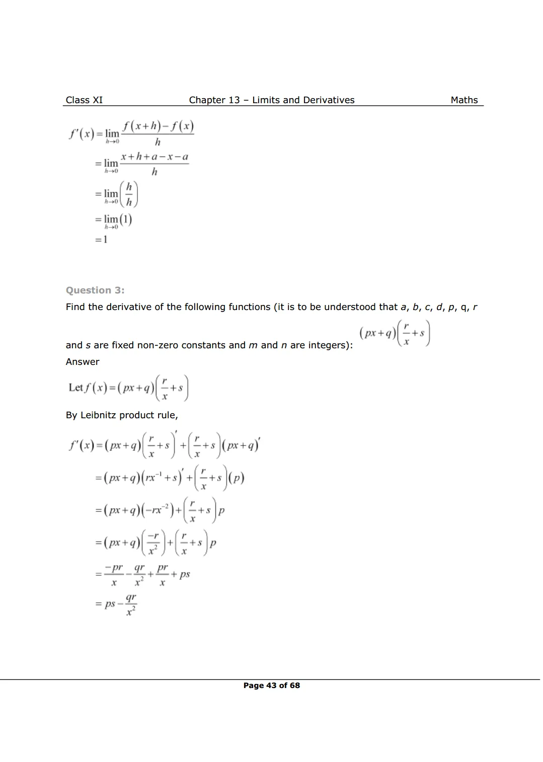 NCERT Solutions For Class 11 Maths Chapter 13 Miscellaneous Exercise Image 4
