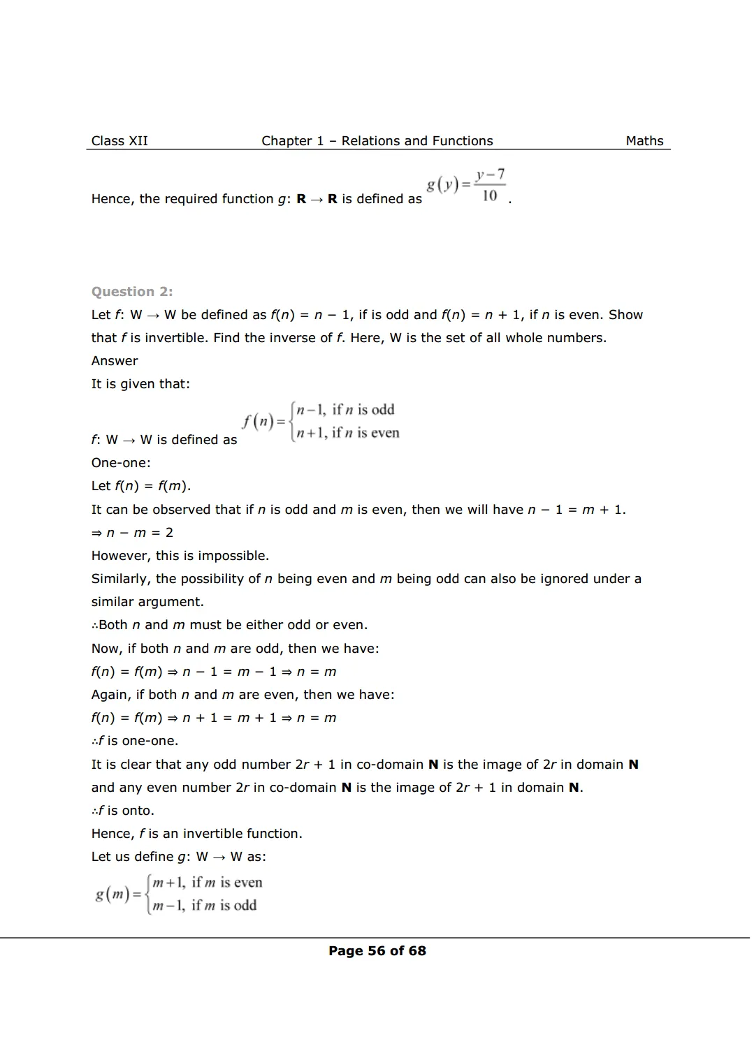NCERT Solutions For Class 12 Maths Chapter 1 Miscellaneous Exercise image 2