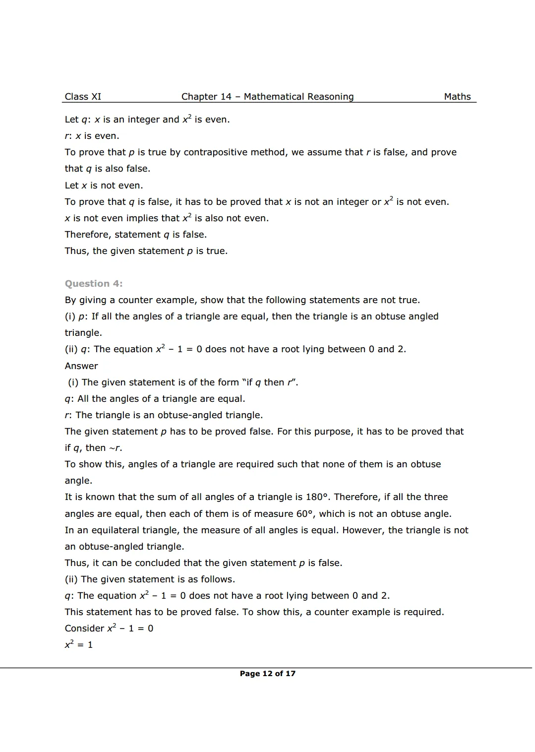 NCERT Class 11 Maths Chapter 14 Exercise 14.5 Solutions image 3