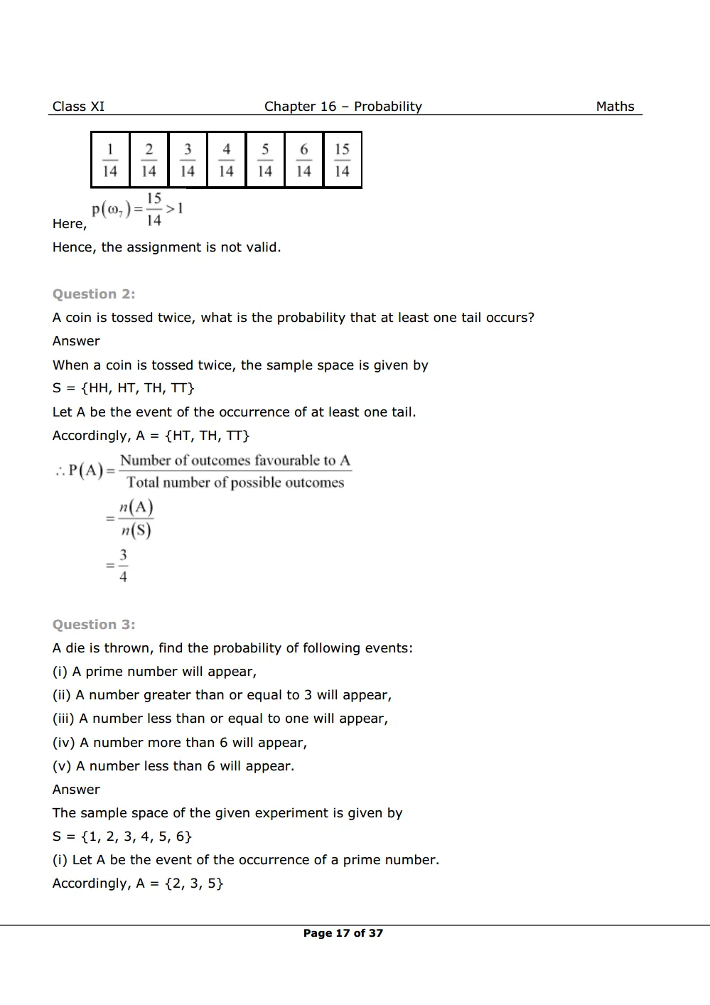 NCERT Class 11 Maths Chapter 16 Exercise 16.3 Solutions image 3