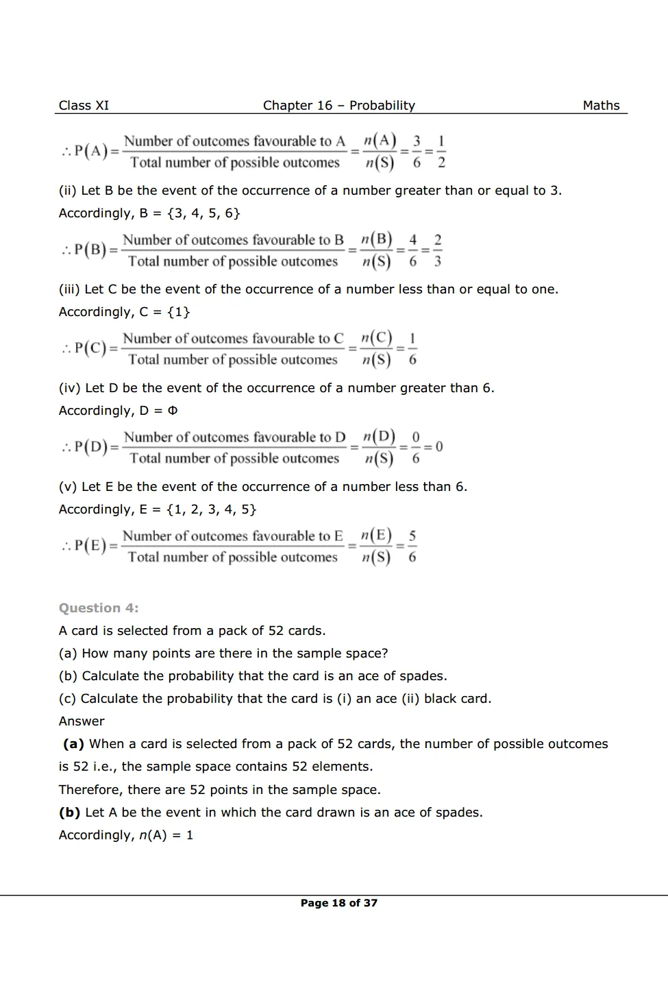 NCERT Class 11 Maths Chapter 16 Exercise 16.3 Solutions image 4