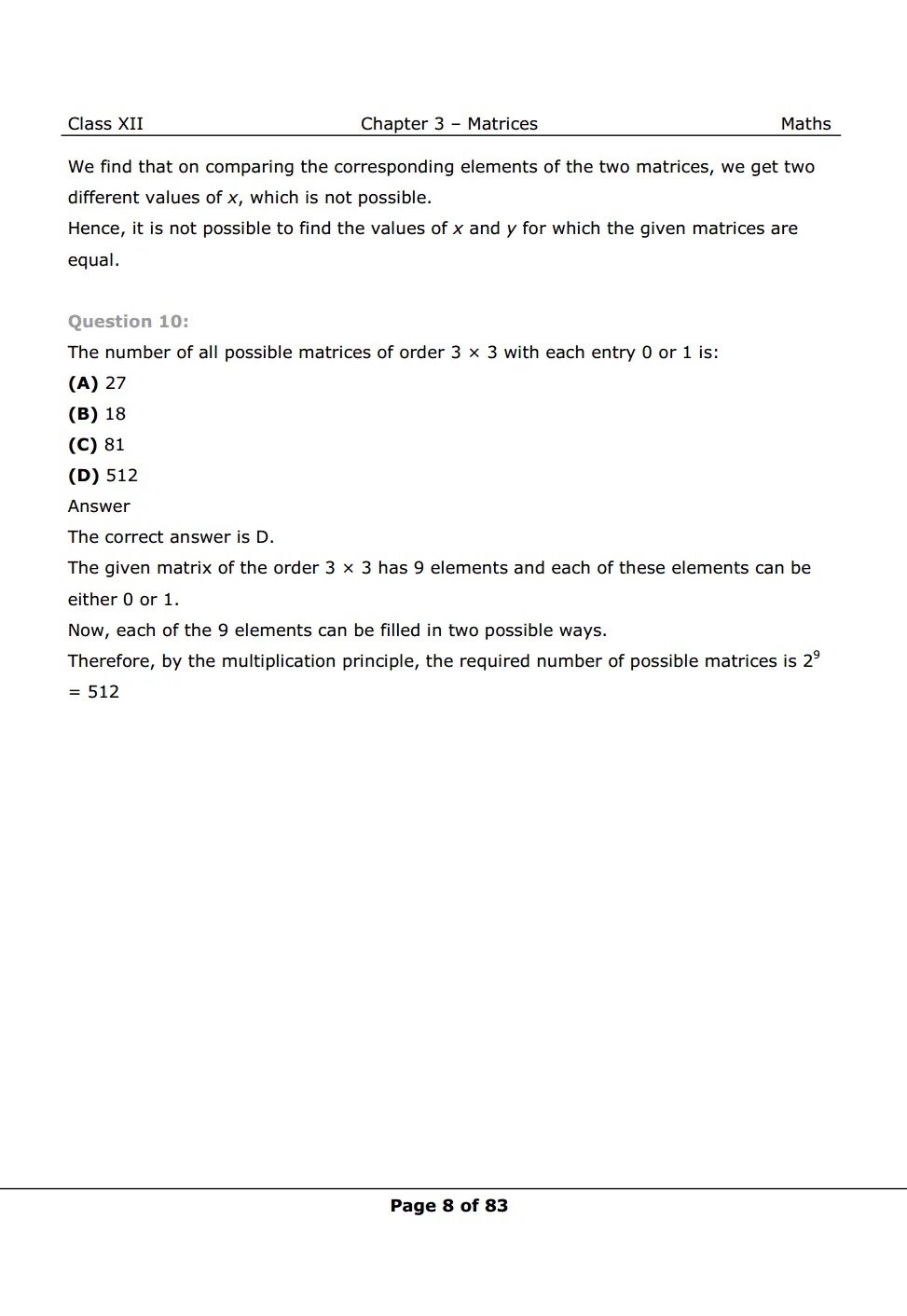 NCERT Solutions for Class 12 Maths chapter 3 Image 8