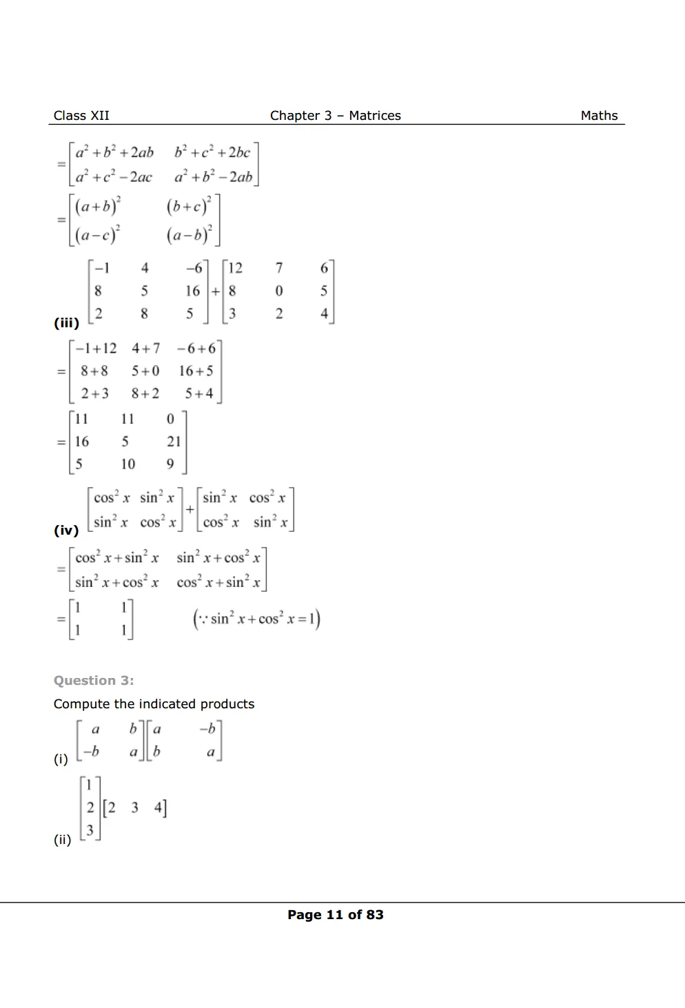 NCERT Class 12 Maths Chapter 3 Exercise 3.2 Solutions Image 3
