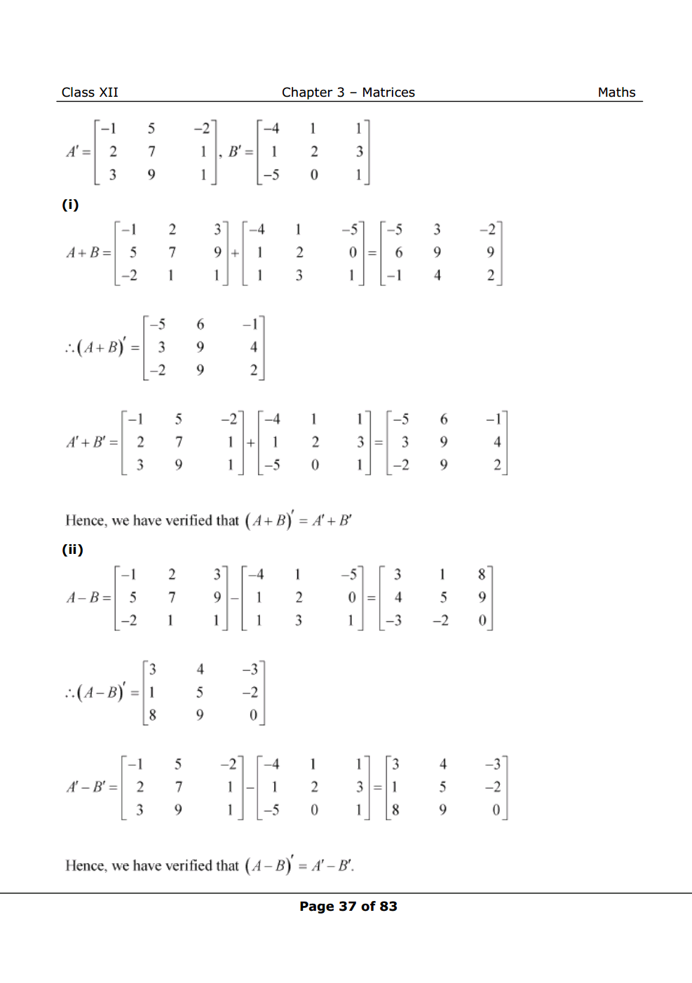 NCERT Class 12 Maths Chapter 3 Exercise 3.3 Solutions Image 2