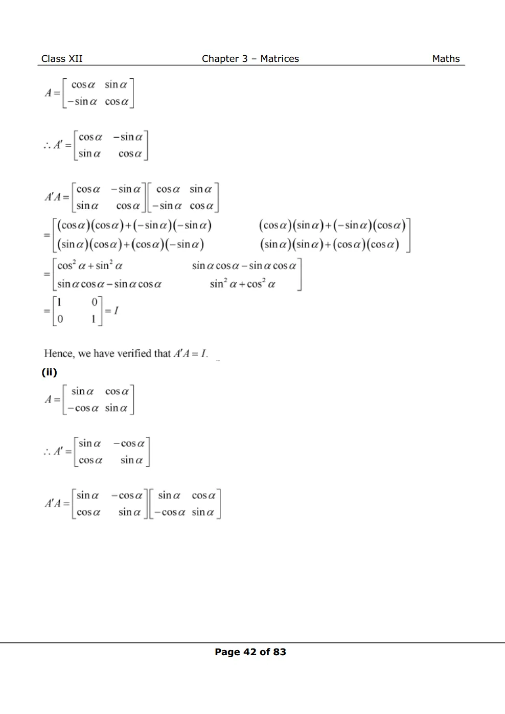 NCERT Class 12 Maths Chapter 3 Exercise 3.3 Solutions Image 7