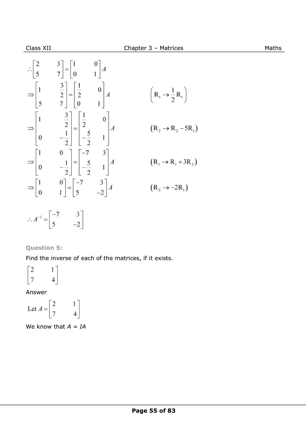 NCERT Class 12 Maths Chapter 3 Exercise 3.4 Solutions Image 4