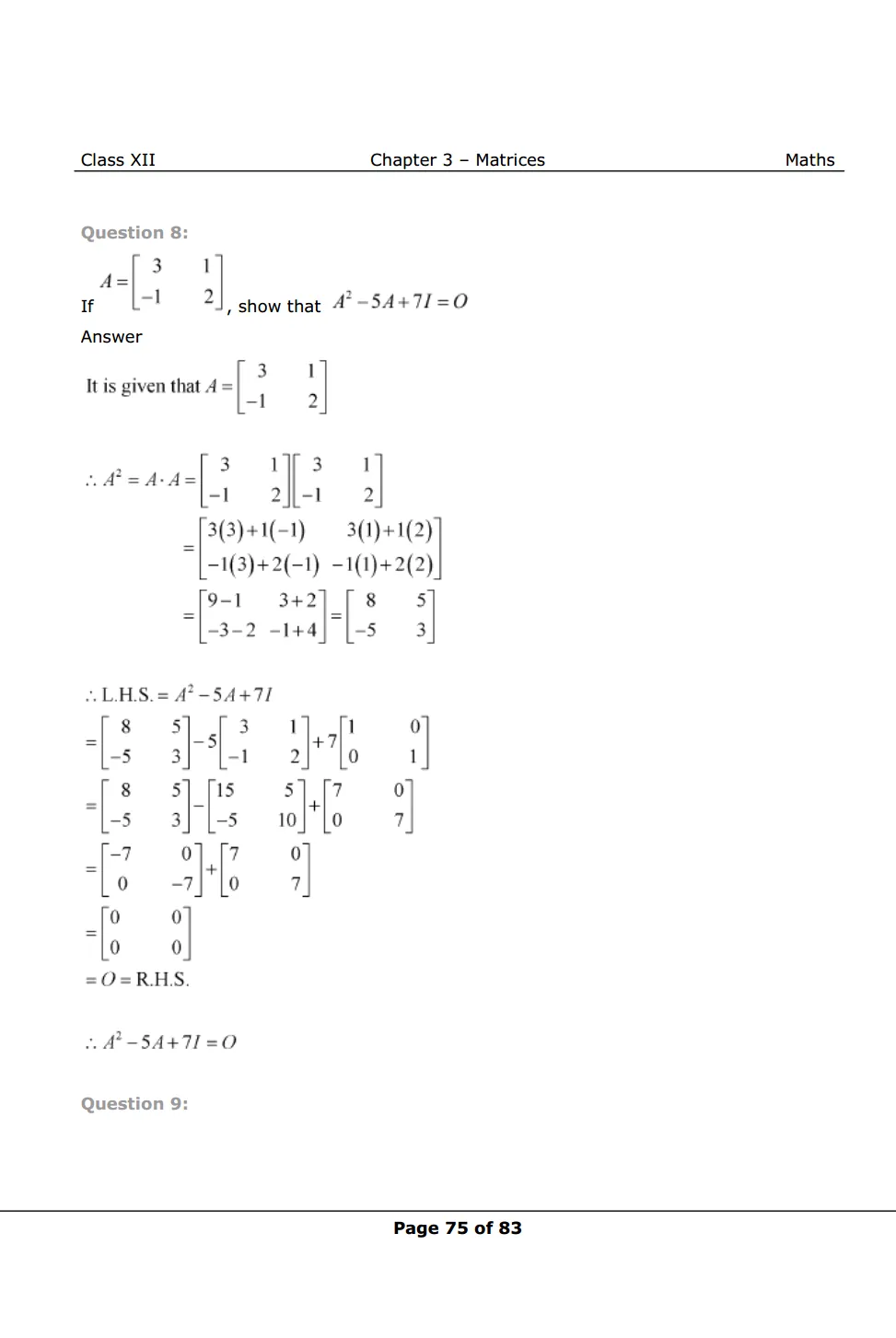 NCERT Solutions For Class 12 Maths Chapter 3 Miscellaneous Exercise Image 8