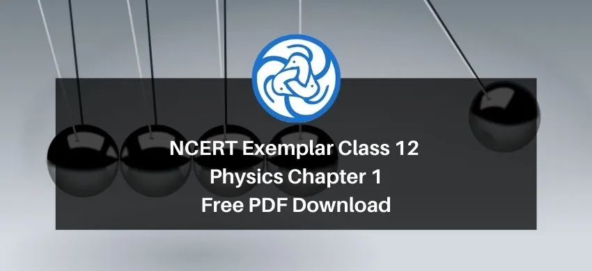 NCERT Exemplar Class 12 Physics Chapter 1 - Electric Charges and field - Free PDF Download