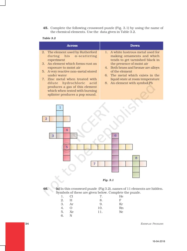 NCERT Exemplar Class 9 Science Chapter 3 Image 6