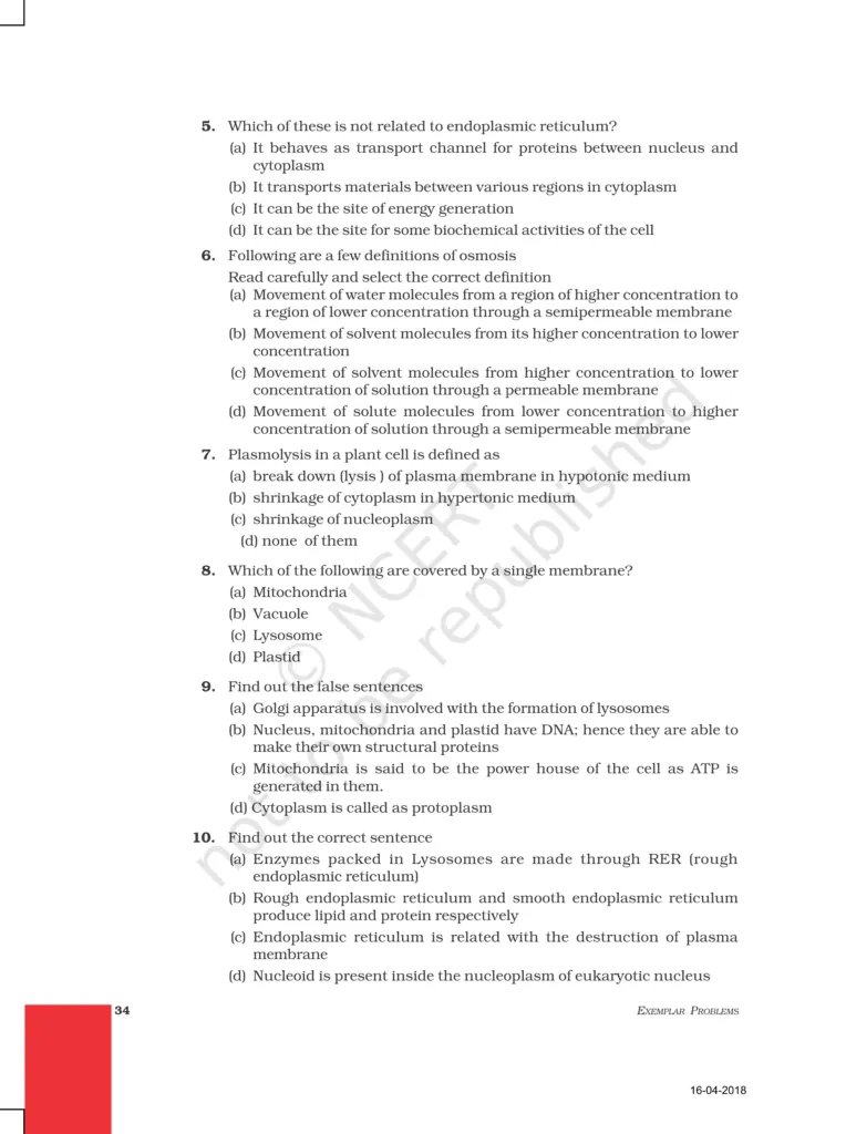 NCERT Exemplar Class 9 Science Chapter 5 Image 2