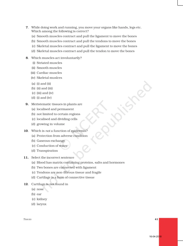 NCERT Exemplar Class 9 Science Chapter 6 Image 2