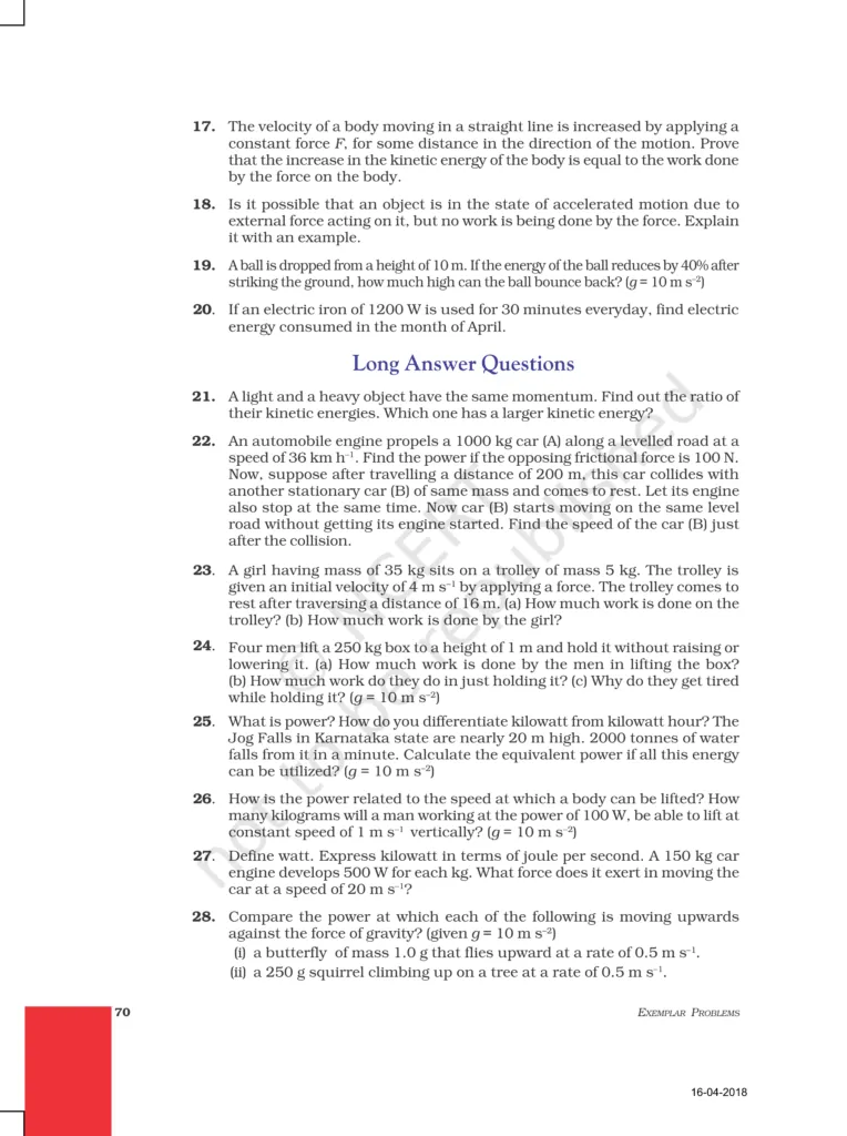 NCERT Exemplar Class 9 Science Chapter 11 Image 3