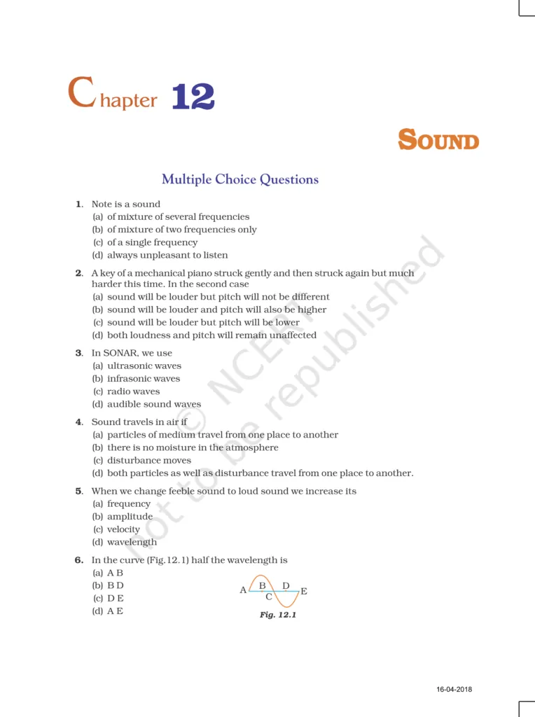 NCERT Exemplar Class 9 Science Chapter 12 Image 1
