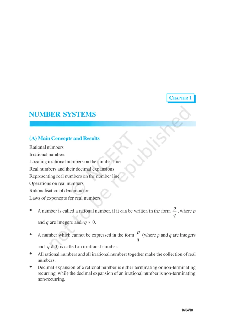 NCERT Exemplar Class 9 Maths Chapter 1 Image 1