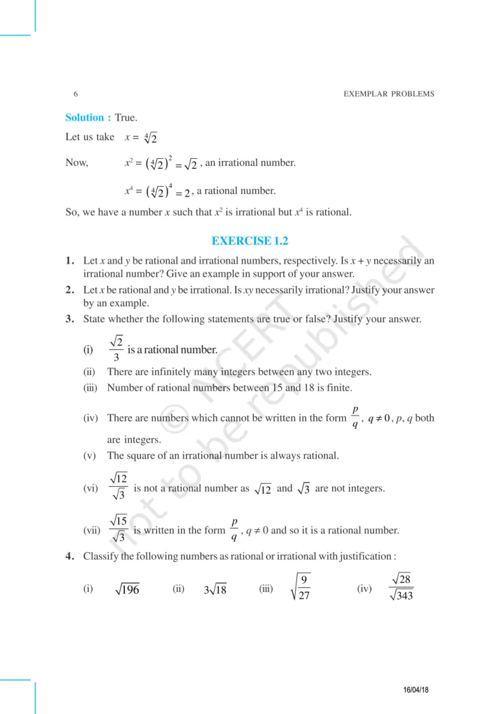 NCERT Exemplar Class 9 Maths Chapter 1 Image 6