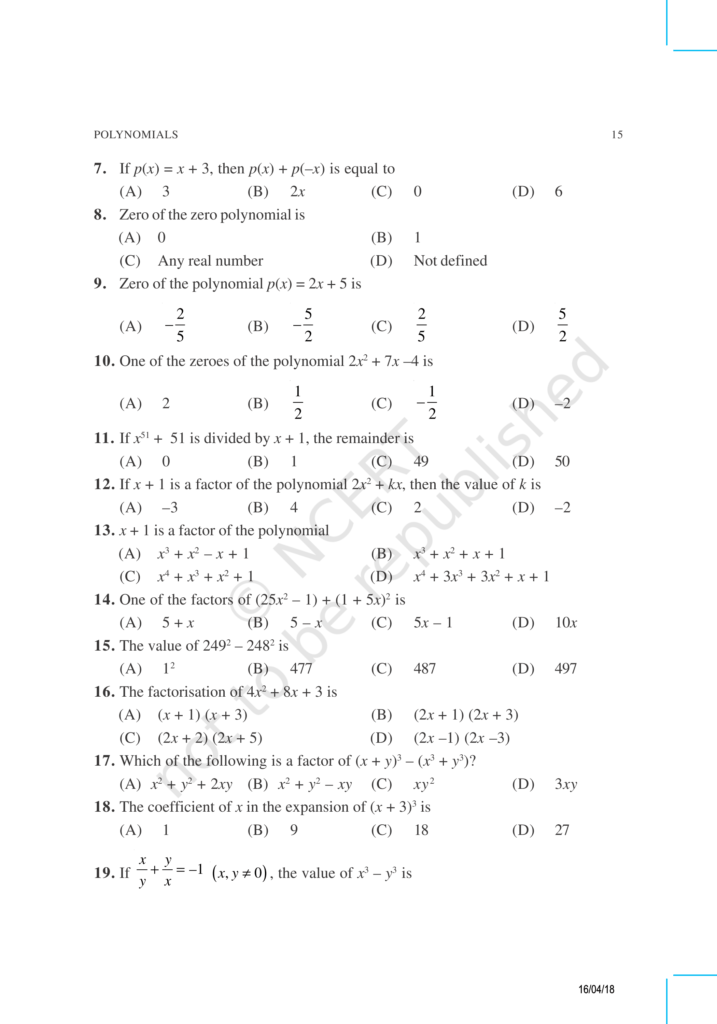 NCERT Exemplar Class 9 Maths Chapter 2 Image 3
