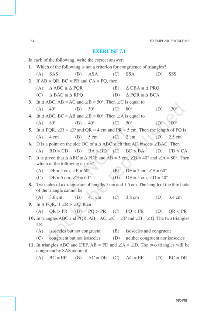 NCERT Exemplar Class 9 Maths Chapter 7 Image 2