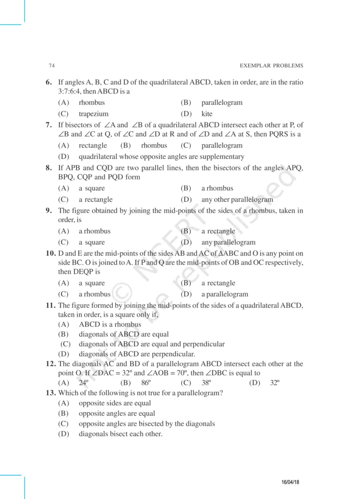 NCERT Exemplar Class 9 Maths Chapter 8 Image 3