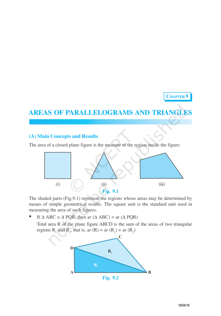 NCERT Exemplar Class 9 Maths Chapter 9 Image 1