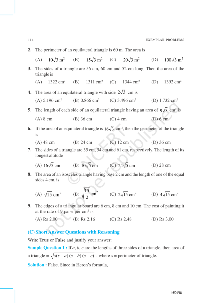 NCERT Exemplar Class 9 Maths Chapter 12 Image 3
