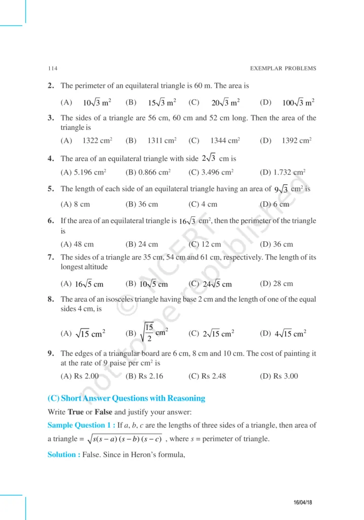 NCERT Exemplar Class 9 Maths Chapter 12 Image 3