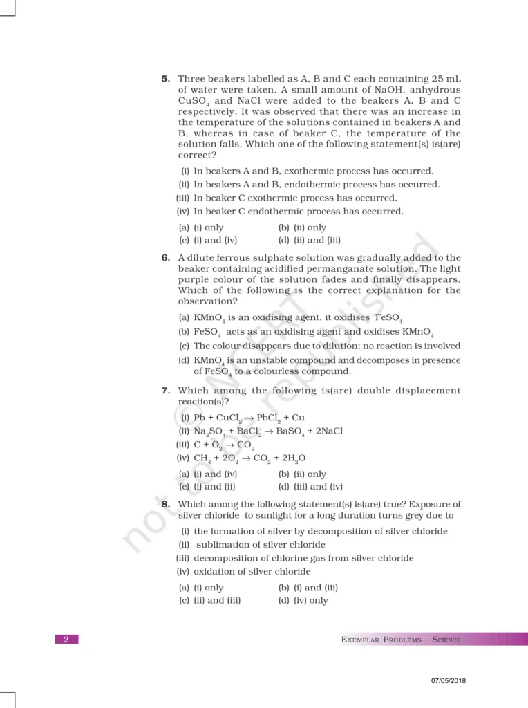 NCERT Exemplar Class 10 Science Chapter 1 Image 2