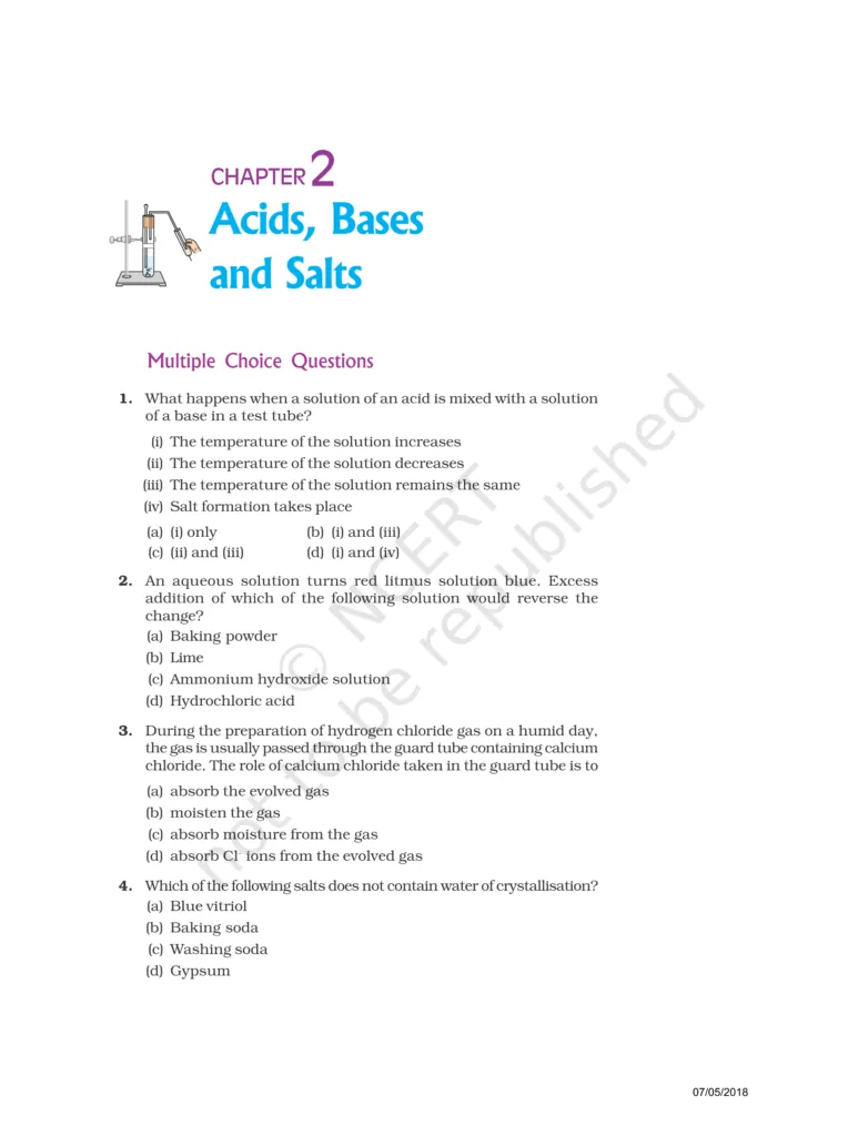 NCERT Exemplar Class 10 Science Chapter 2 Image 1