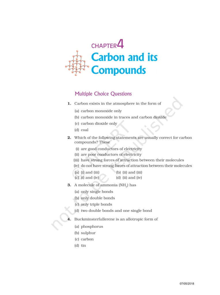 NCERT Exemplar Class 10 Science Chapter 4 Image 1