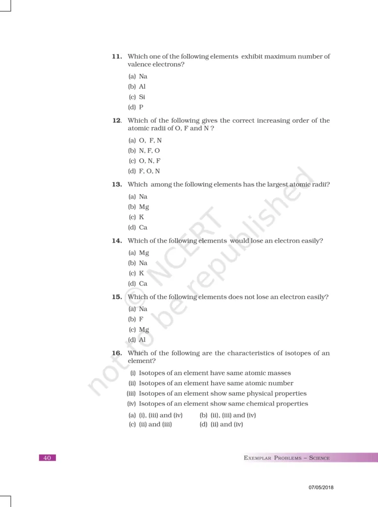 NCERT Exemplar Class 10 Science Chapter 5 Image 3