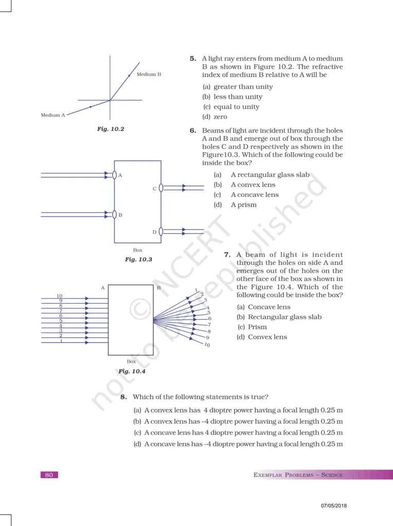 NCERT Exemplar Class 10 Science Chapter 10 Image 2