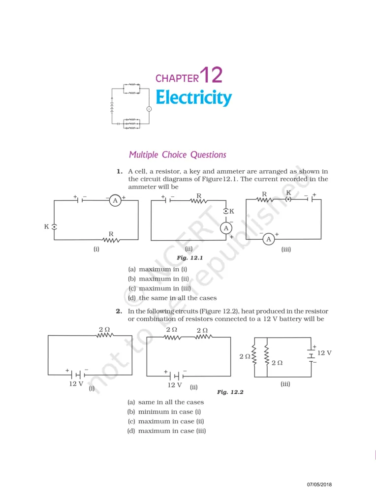 NCERT Exemplar Class 10 Science Chapter 12 Image 1 