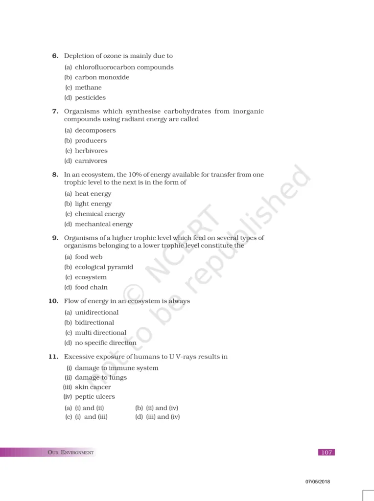 NCERT Exemplar Class 10 Science Chapter 15 Image 2