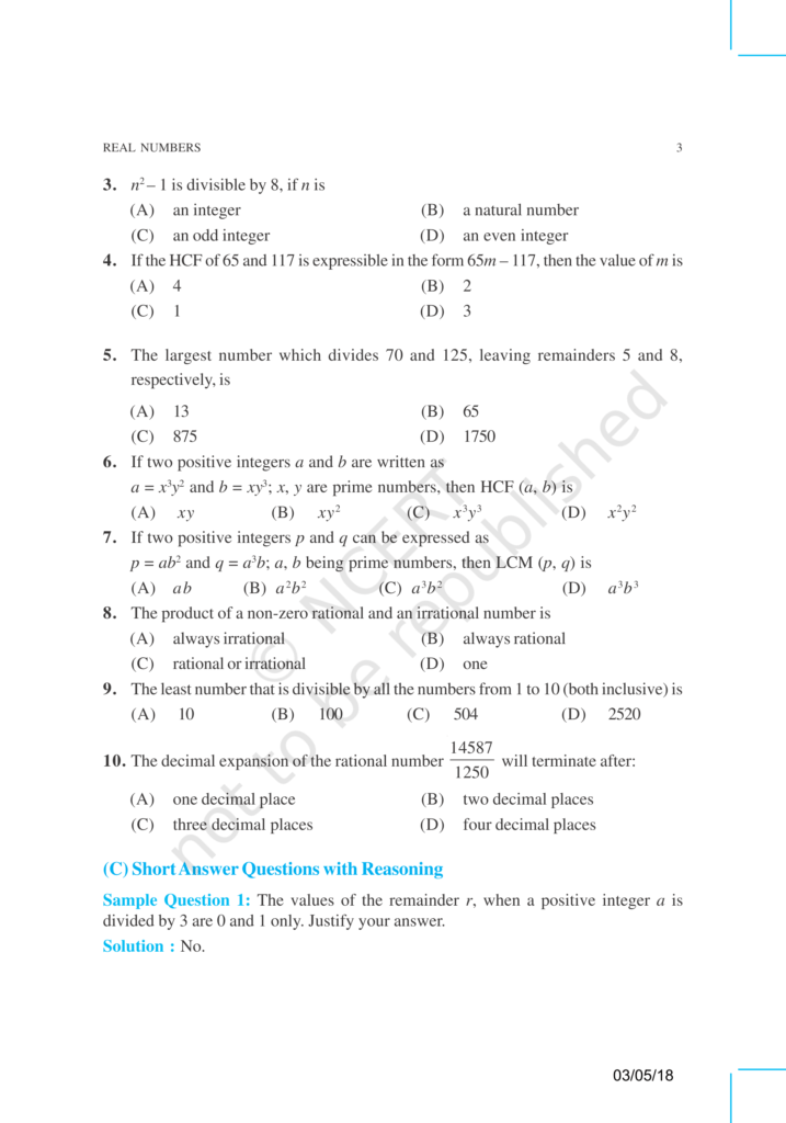 NCERT Exemplar Class 10 Maths Chapter 1 Image 3