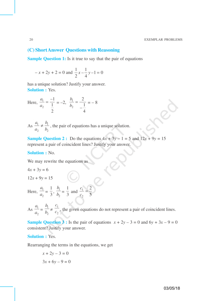 NCERT Exemplar Class 10 Maths Chapter 3 Image 5