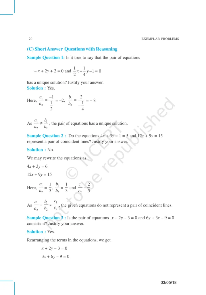 NCERT Exemplar Class 10 Maths Chapter 3 Image 5