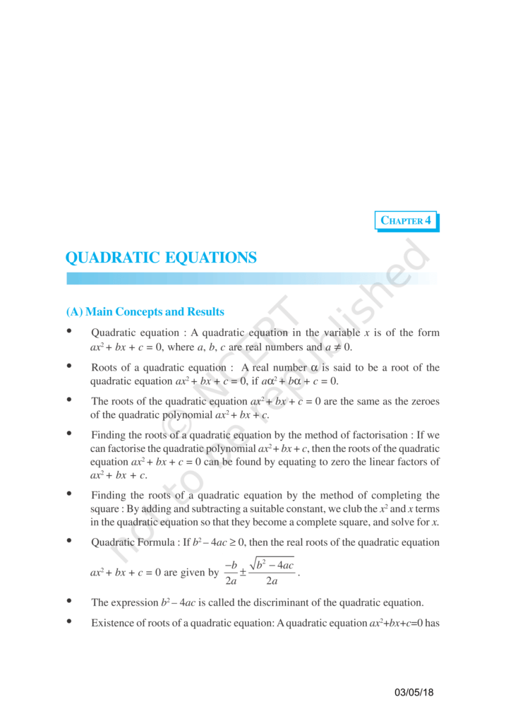 NCERT Exemplar Class 10 Maths Chapter 4 Image 1