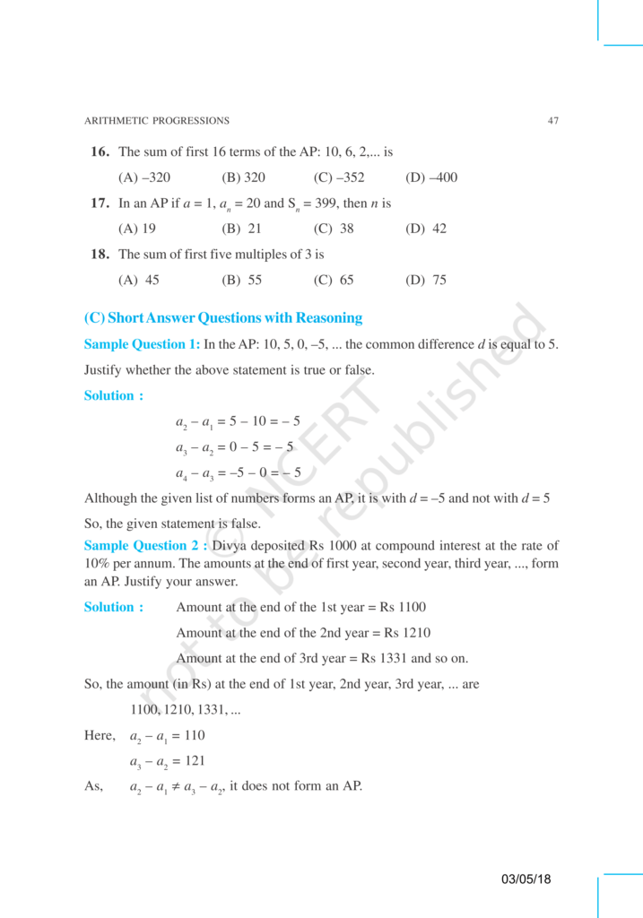NCERT Exemplar Class 10 Maths Chapter 5 Image 4