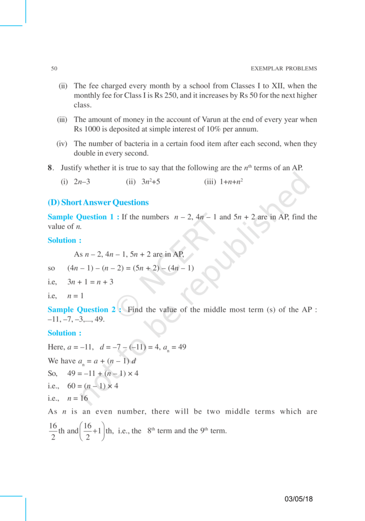 NCERT Exemplar Class 10 Maths Chapter 5 Image 7