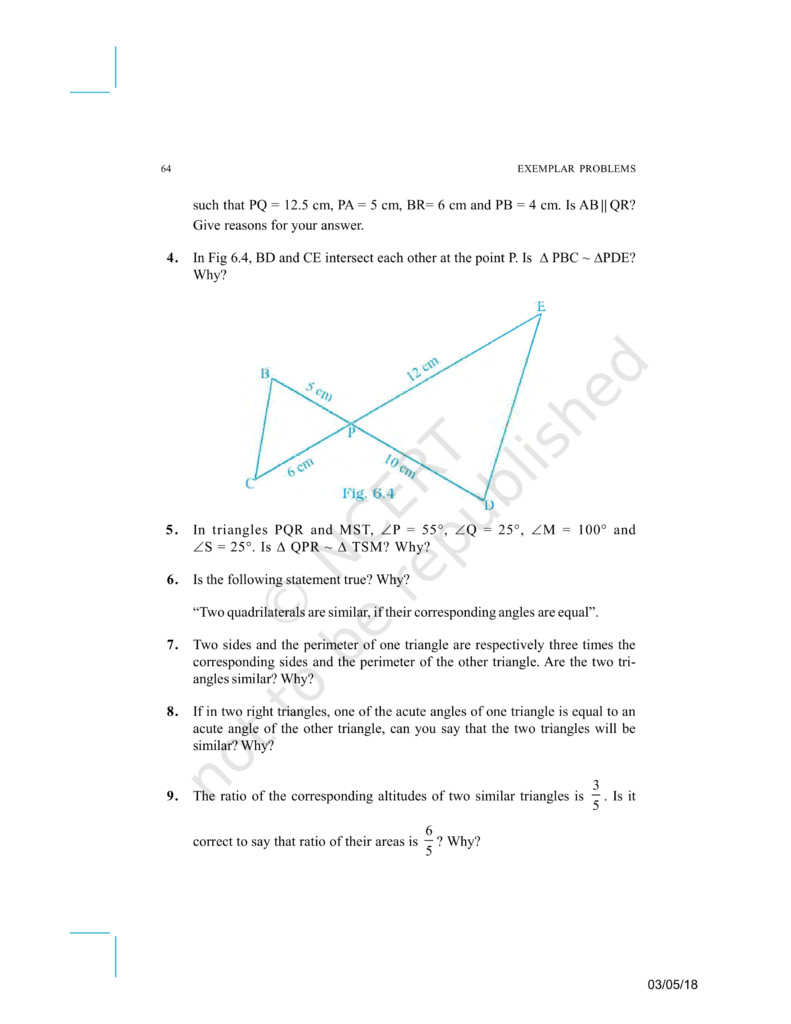 NCERT Exemplar Class 10 Maths Chapter 6 Image 6