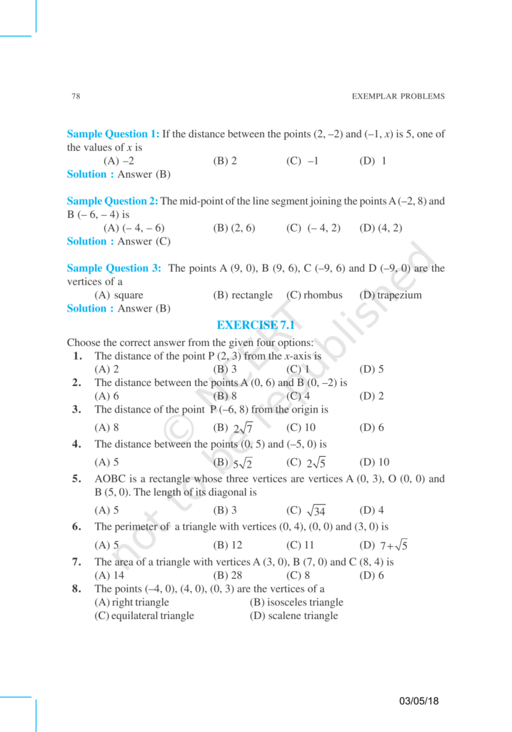 NCERT Exemplar Class 10 Maths Chapter 7 Image 2