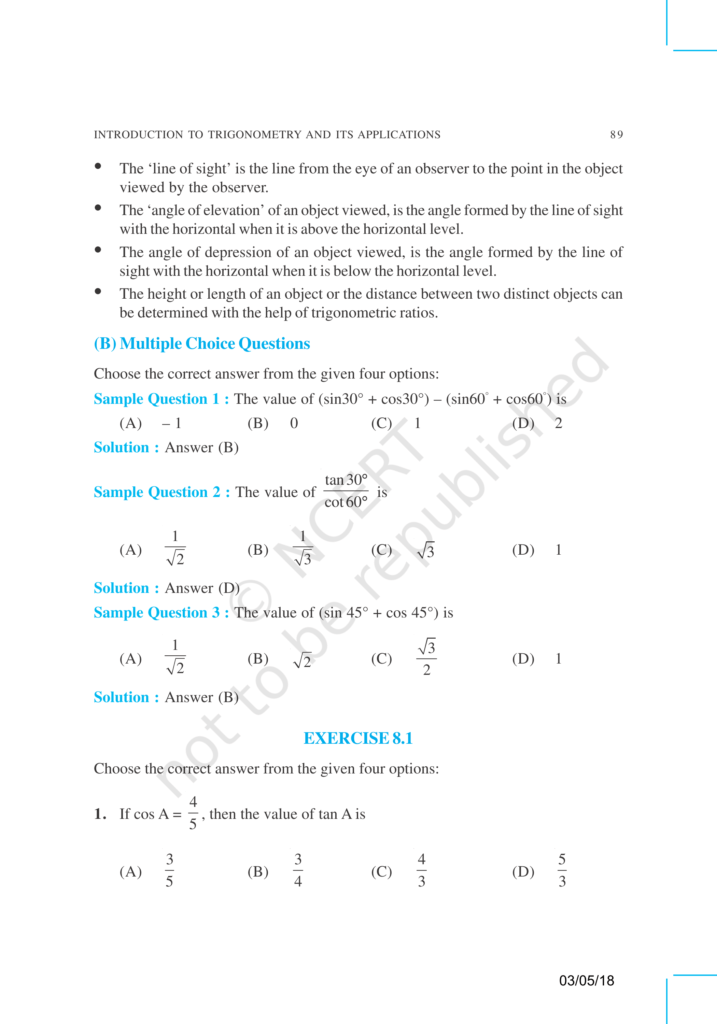 NCERT Exemplar Class 10 Maths Chapter 8 Image 3