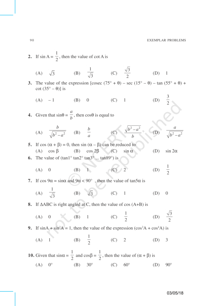 NCERT Exemplar Class 10 Maths Chapter 8 Image 4