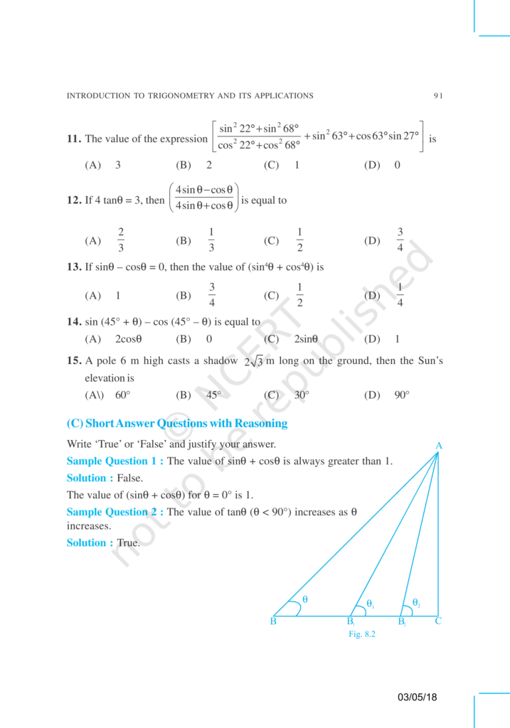 NCERT Exemplar Class 10 Maths Chapter 8 Image 5